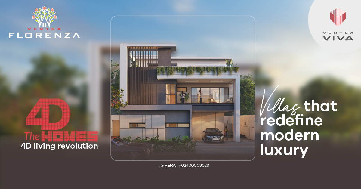 Vertex Florenza’s 4D living revolution: villas that redefine modern luxury